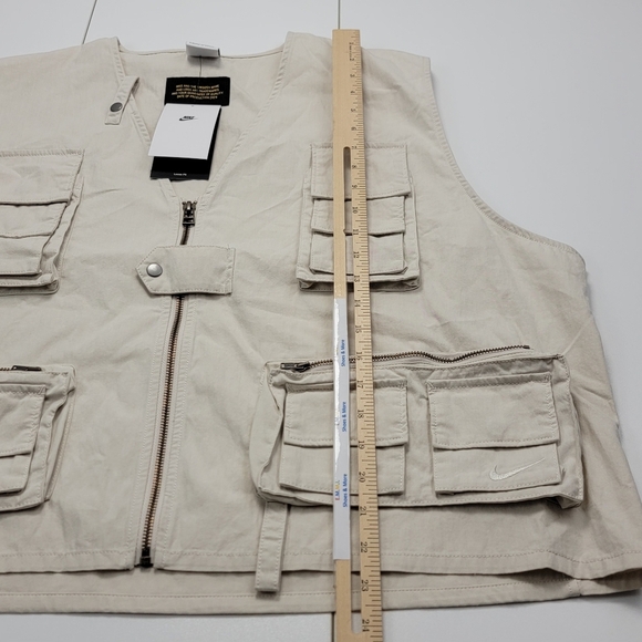 Nike Life Utility Vest Beige Authentic Men's Size XL FN3214-104 New - Picture 9 of 10